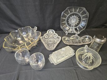 Assorted Clear Glass