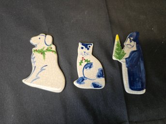 Brick Pond Porcelain Ornaments