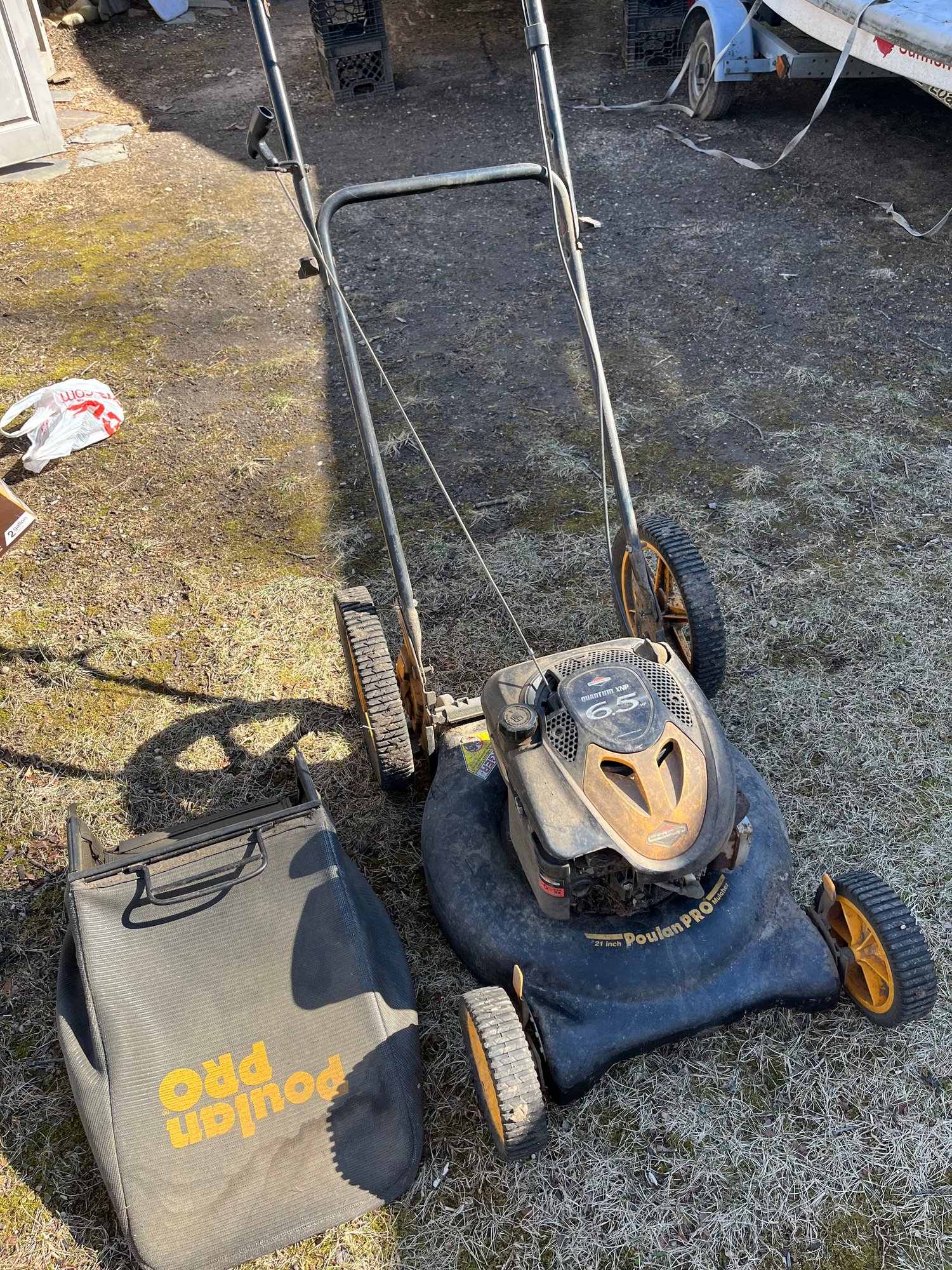 Poulan Pro Quantum XNP Self Propelled Lawnmower 21 Inch With