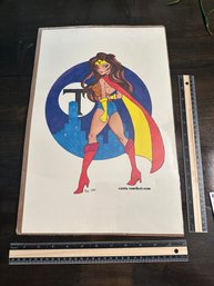 Tomiko Superhero Poster Print