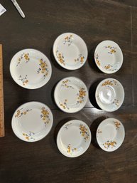 8 Antique Union T Made In Czechoslovakia China Dessert Nappy Dessert Bowls Exactly As Pictured