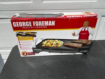 George Foreman Healthy Cooking Grill New In Box
