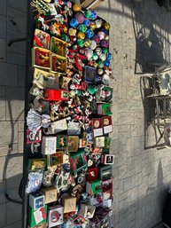 Huge Lot Of Christmas Ornaments Please See All Photos
