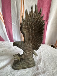 Vintage 8 1/2 X 4 Inch Brass Eagle Great For The Desk Or Table Top