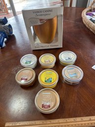 All New Yankee Candle Scenterpiece Easy MeltCup Warmer Plus 7 Scenterpiece Easy Melt Cups