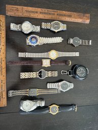 Estate Sale, Jewelry Lot Mens Fashion Watches Please See All Photos