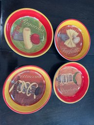 Set Of 4 Certified International Cucina 9.5-inch Pasta Bowls