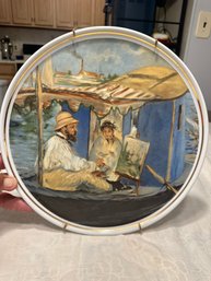 Edouard Manet (1832-1883) 11/3/4 Inch Porcelain Plate By Limoges France In Very Nice Condition