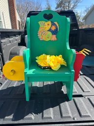 Custom Handmade Piece Great Decoration For The Porch Or Any Room One Of A Kind Nice Piece 25x23x11 Cool