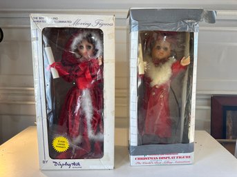 Set Of Animated Moving Figures For Christmas Display Both Work