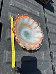 Vintage Antique Collectable Glass Dish In Nice Condition Great For Any Table In The House