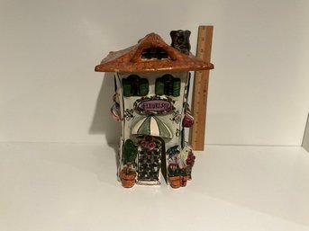 Heather Goldminc Blue Sky Clayworks Tea Light French Cafe Chapeaux Fleuriste