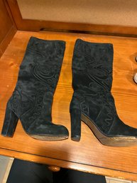 Jeffrey Campbell Handmade Ibiza Black Boots Size 9