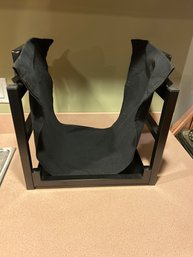 Metal Fireplace Log Holder In Excellent Condition