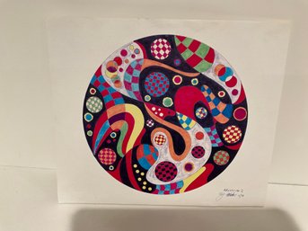 Argentina 2 Signed And Dated By Artist Jim Witker One Of A Kind, Original Artwork