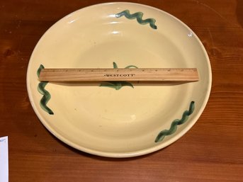 Large Vintage Nicola Fasano Ceramiche Bowl Platter Dish Made In Italy