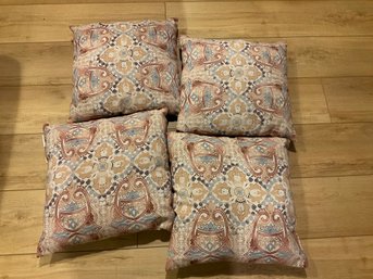 4 Pottery Barn Throw Pillows