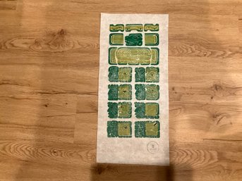 Mayan Calendar Certified Painting