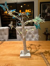 18 Inch Spring Birch Tree Lights With Butterflies Works