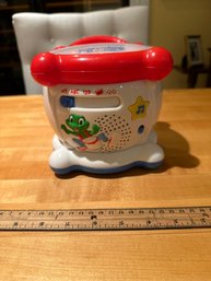 Vintage Leap Frog Learning Drum Musical Instrument Lights ABC 123 Kids Drum Works Great