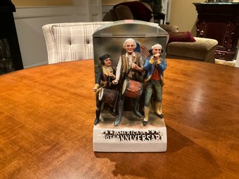 Rare-1976 'Americas 200th Anniversary' McCormick Music Box Whiskey Decanter