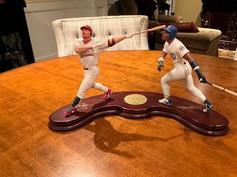 Danbury Mint Mark Mcgwire Sammy Sosa 1998 Home Run Kings