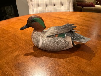 Danbury Mint George Kruth Green-winged Teal Duck Decoy