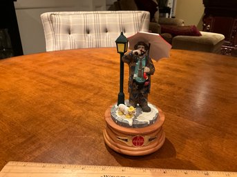 Coca Cola 1997 Emmett Kelly Hobo Clown Time Musical Figurine Limited Rare Time For A Coke