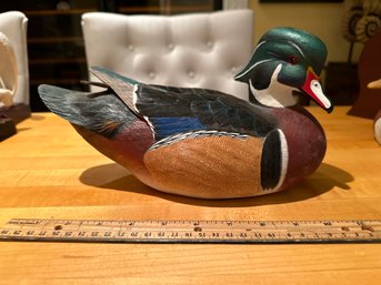 Danbury Mint George Kruth Wood Duck Decoy