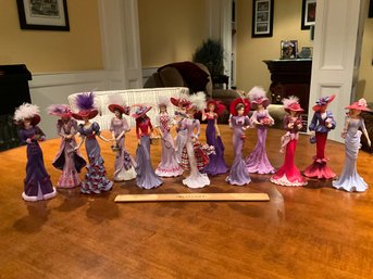 Set Of 14 Thomas Kinkade Portraits Of Style Throughout The Years Collection