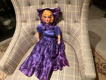 Vintage Boudoir Doll 26 Inch Tall