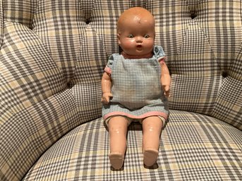 13 Inch Antique Composition Baby Doll Sleep Eyes