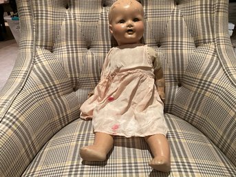 Antique Am Char 20 Inch Composition Baby Doll Sleep Eyes
