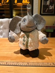 Vintage Hand Painted Ceramic Elephant