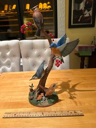 Danbury Mint National Geographic Autumn Symphony Bird Figurine