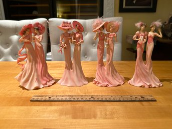 Lot Of 4 Thomas Kinkade Every Day Brings Hope Figurines I HopeI Hope Faith And Love, Courage And Support, Bri