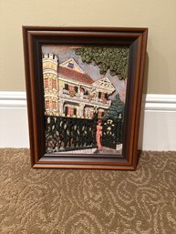 11x13 In Vintage Woodgraph New Orleans Cornstalk Fence Hotel Royal Street D Ore 1996