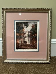 15x18 In Matted Framed James McCaffery Print Signed Numbered Gov. Nicholas St