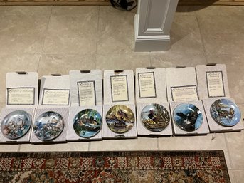 Large Lot Of WS GEORGE Birds And Duck Collector Plates In Boxes With COAS
