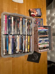Lot Of DVDs And A Few VHS Tapes, Including Box Set Of Game Of Thrones