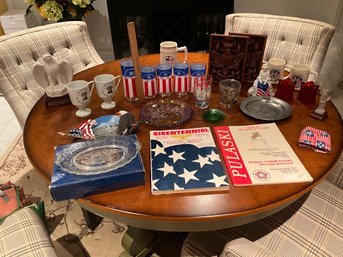 Large Lot Of Assorted American Bicentennial Merch - Great Lot - See Photos