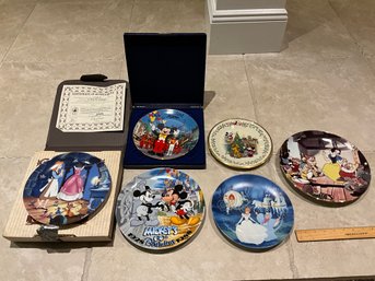 Lot Of Assorted Disney Collector Plates