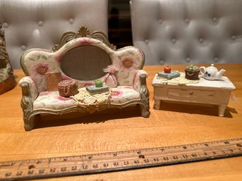 Vintage Victorian Photo Frame And Trinket Box