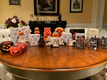 Large Lot Of Halloween Indoor Table Top Decor