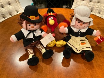 Thanksgiving, Plush Stuffed Animals, Pilgrims Turkey