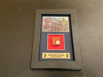 MLB Authenticated Fenway Park Piece Of Brick By The Highland Mint