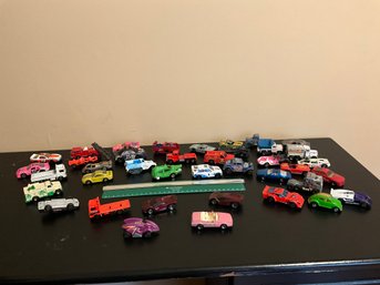 Large Lot Of Vintage Matchbox And Hot Wheels Toy Cars