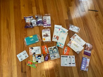 Baby Newborn Baby Samples, Including Three New Baby Bottles