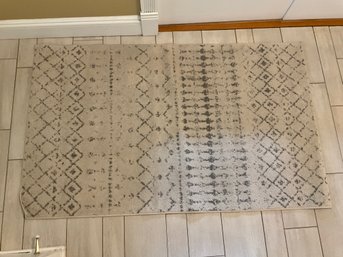 Bodrum 3 Foot By 5 Foot Gray Area Rug