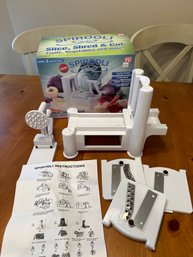 Spirooli - Slicer And Peeler - As Seen On TV Slice, Shred, & Cut Complete